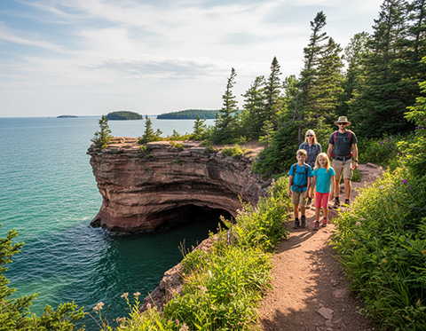 Apostle Islands Sea Caves Trail